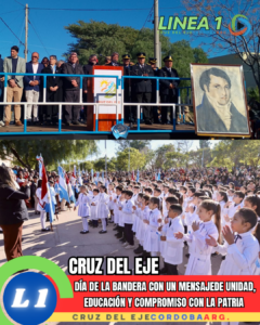 Día de la Bandera en Cruz del Eje