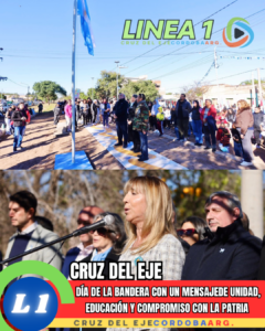 Día de la Bandera en Cruz del Eje