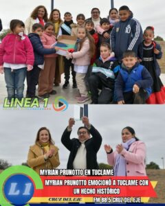 Myrian Prunotto emocionó a Tuclame con un hecho histórico