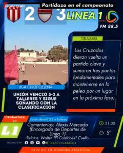 Línea 1 transmitió el encuentro en vivo.