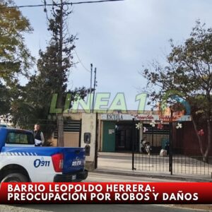 Daños en la escuela Leopoldo Herrera tras un presunto ingreso durante la madrugada