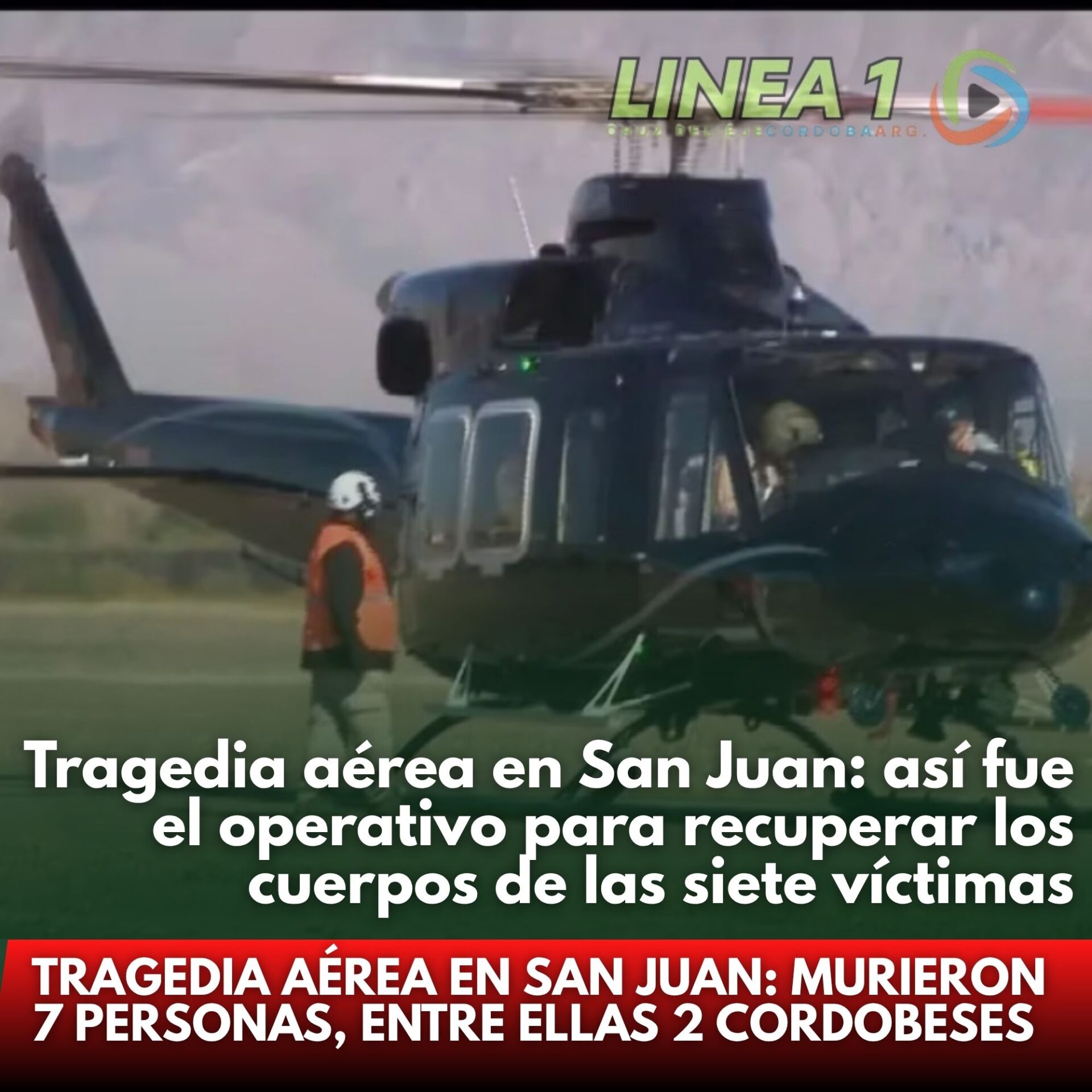 Tragedia aérea en San Juan: murieron 7 personas, entre ellas 2 cordobeses