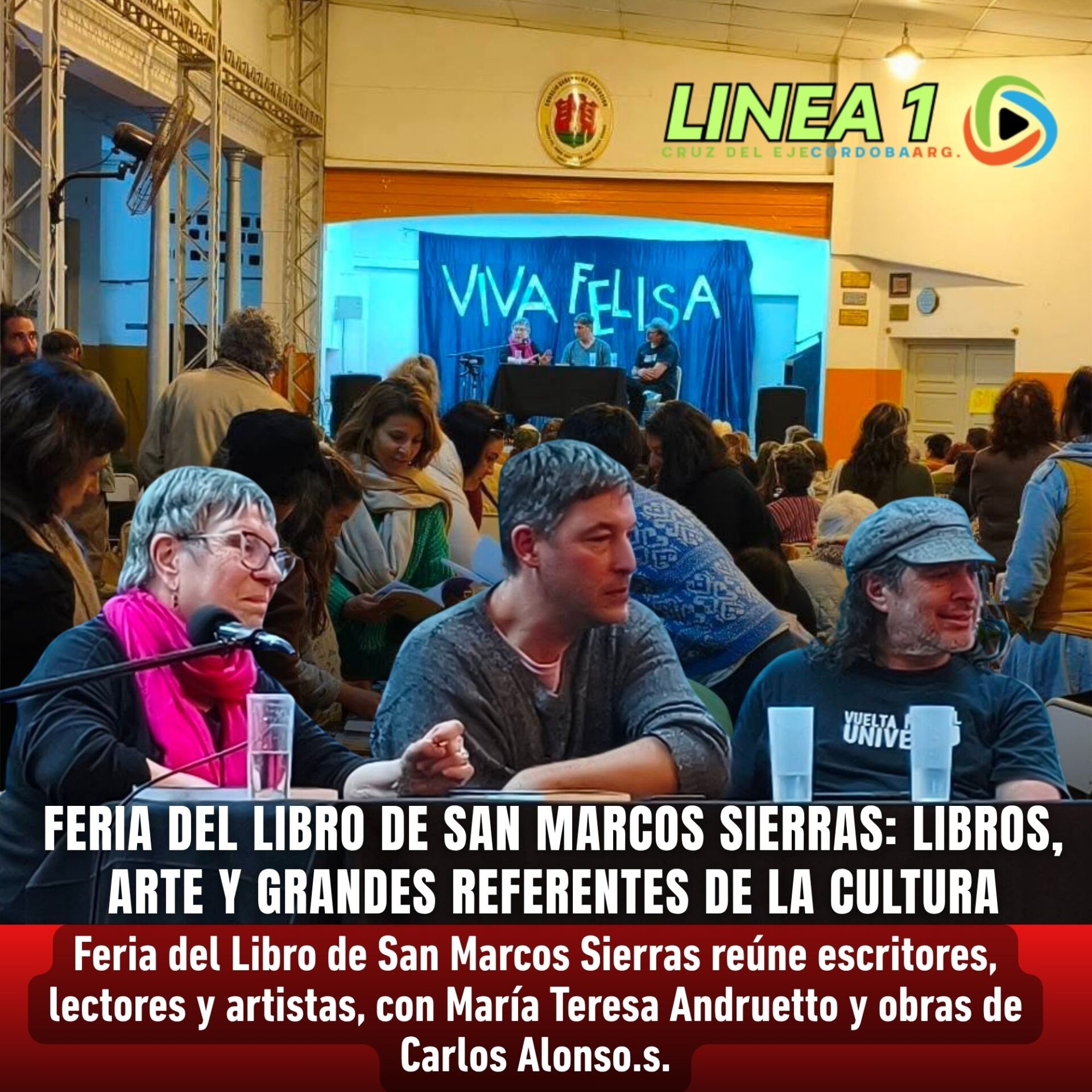 Feria del Libro de San Marcos Sierras con María Teresa Andruetto y Museo Rodante