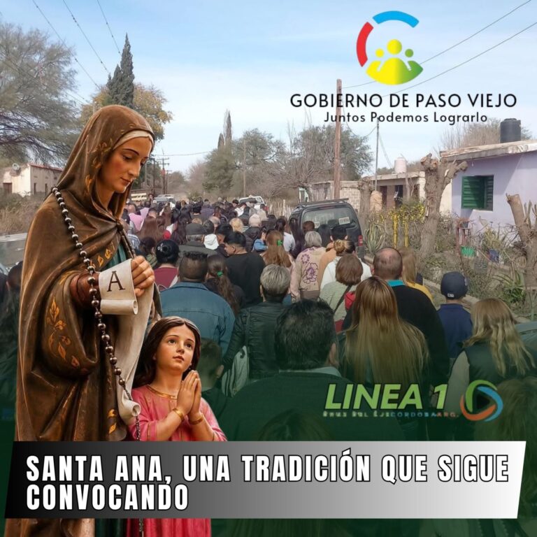 Fiestas Patronales de Santa Ana en Paso Viejo con vecinos y agrupaciones gauchas