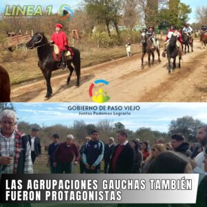 Fiestas Patronales de Santa Ana en Paso Viejo con vecinos y agrupaciones gauchasTítulo de imagen: