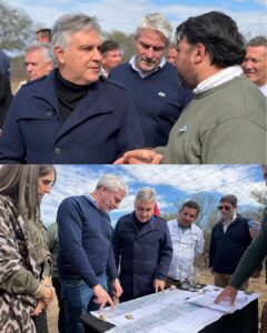 Martín Llaryora en Villa de Soto inauguración obra agua potable