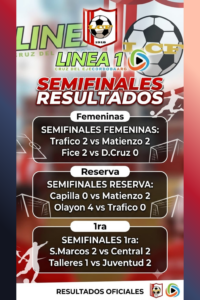 Semifinales de la Liga Cruzdelejeña de Fútbol en Cruz del Eje