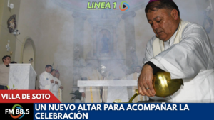 Un nuevo altar para acompañar la celebración
