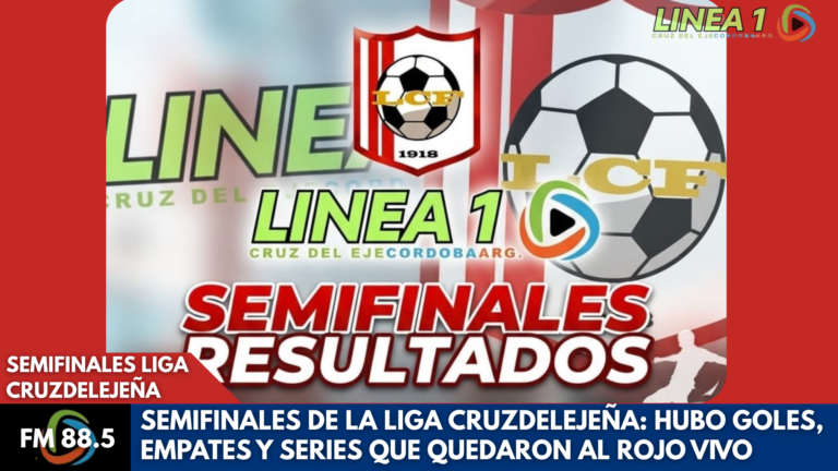 Semifinales de la Liga Cruzdelejeña: hubo goles, empates y series que quedaron al rojo vivo