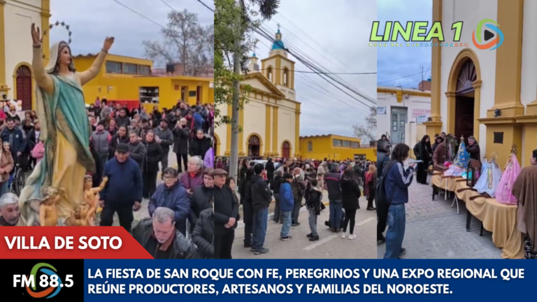Villa de Soto ya vive San Roque: fe, peregrinos y una Expo llena de producción regional