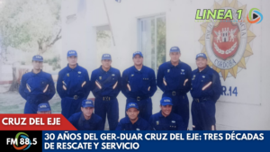 30 años del GER DUAR Cruz del Eje en el Dique