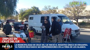 Empleo en Cruz del Eje: 160 feriantes ya fueron registrados
