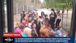 El acompañamiento de Sarmiento forma parte de una historia de solidaridad que continúa con las nuevas generaciones.