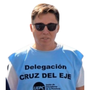 Edgar Carrizo, secretario general de UEPC Cruz del Eje.