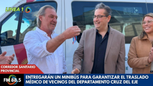 Minibús sanitario para Cruz del Eje