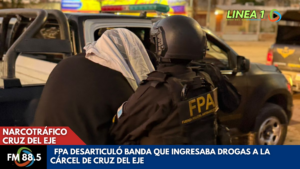 Caída banda que ingresaba droga a la cárcel de Cruz del Eje