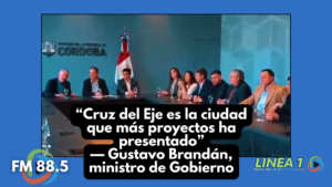 “Cruz del Eje es la ciudad que más proyectos ha presentado” — Gustavo Brandán, ministro de Gobierno
