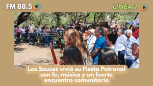 Los Sauces vivió su Fiesta Patronal con fe, música y un fuerte encuentro comunitario
