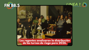 Los regantes analizaron la distribución de los turnos de riego para 2026.