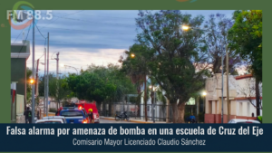 Falsa alarma por amenaza de bomba en Cruz del Eje