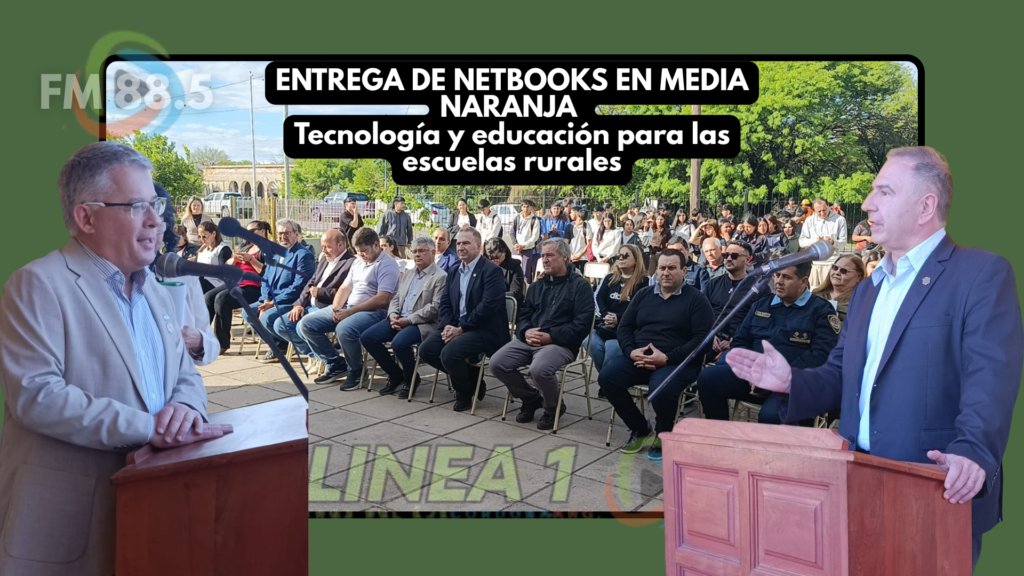 ENTREGA DE NETBOOKS EN MEDIA NARANJA // Tecnología y educación para las escuelas rurales