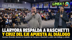 Brandán destacó el respaldo provincial a Raschetti y llamó a dejar atrás las agresiones.
