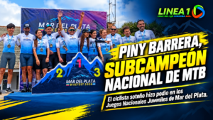 Salvador Barrera, subcampeón de MTB en Mar del Plata