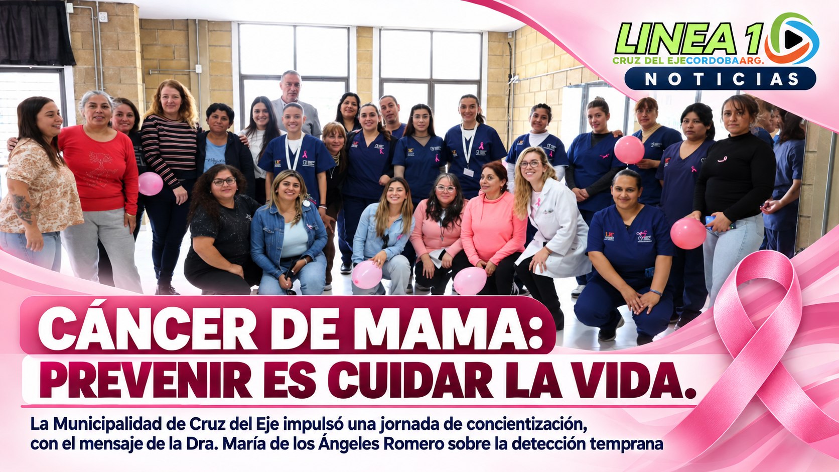 “CÁNCER DE MAMA: PREVENIR ES CUIDAR LA VIDA”.