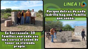 Serrezuela: 30 familias construyen su casa propia.