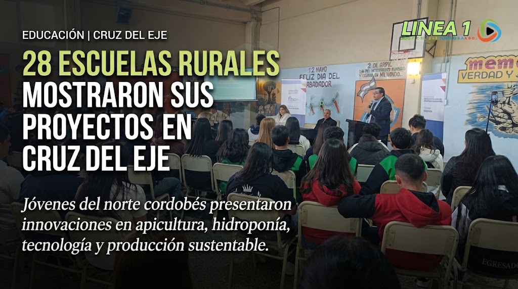Cruz del Eje: 28 escuelas rurales mostraron sus proyectos